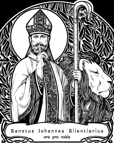 sveti Janez Molčeči - opat in škof in eksorcist